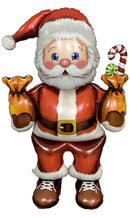 59" GIANT SANTA CLAUS FOIL (STAND-UP AIR-FILL OR HELIUM)