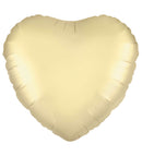 18" HEART GOLD SILK FOIL