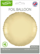 18" GOLD SILK ROUND PACKAGED FOIL