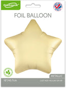 19" GOLD SILK STAR PACKAGED FOIL