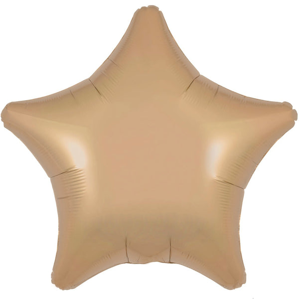 19" SATIN LATTE STAR PACKAGED FOIL