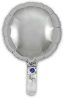 9" SILVER ROUND PACKAGED FOIL (PACK OF 5)
