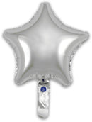 9" SILVER STAR PACKAGED FOIL (PACK OF 5)