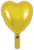 9" GOLD HEART PACKAGED FOIL (PACK OF 5)
