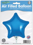 9" BLUE STAR PACKAGED FOIL (PACK OF 5)