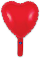 9" RED HEART PACKAGED FOIL (PACK OF 5)
