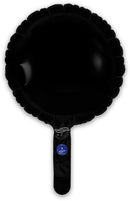 9" BLACK ROUND PACKAGED FOIL (PACK OF 5)