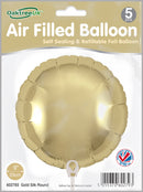 9" GOLD SILK ROUND PACKAGED FOIL (PACK OF 5)