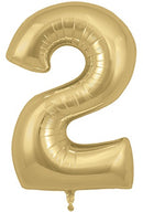 34" GOLD SILK NUMBER 2 FOIL