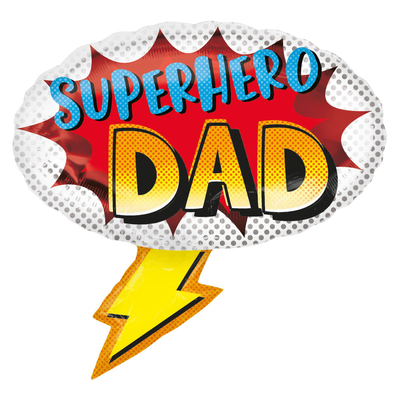 27" SUPERHERO DAD SUPERSHAPE FOIL