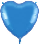 36" BLUE HEART FOIL
