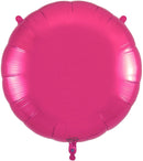 36" FUCHSIA ROUND FOIL