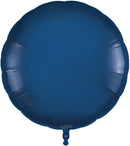 36" NAVY BLUE ROUND FOIL