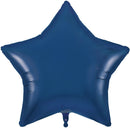 36" NAVY BLUE STAR FOIL