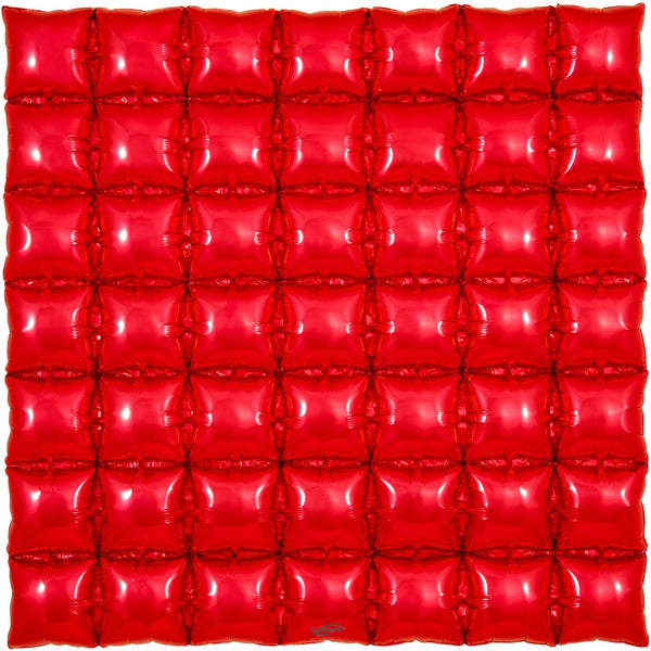 36" OAKTREE WAFFLE FOIL RED (7 X 7)
