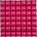 36" OAKTREE WAFFLE FOIL FUCHSIA (7 X 7)