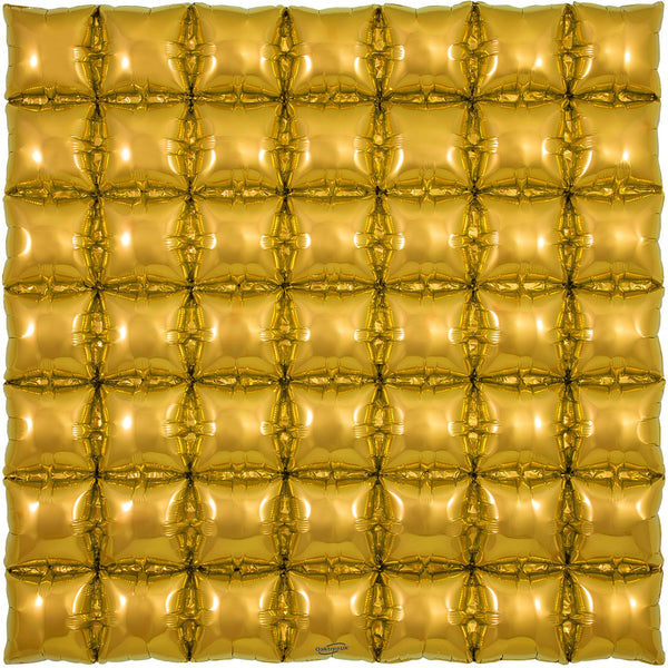 36" OAKTREE WAFFLE FOIL GOLD (7 X 7)