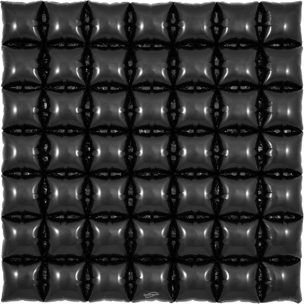 36" OAKTREE WAFFLE FOIL BLACK (7 X 7)