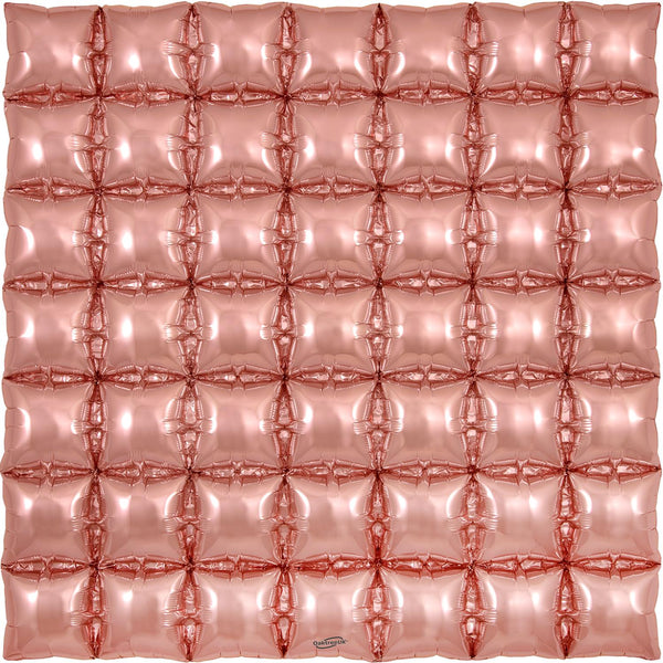 36" OAKTREE WAFFLE FOIL ROSE GOLD (7 X 7)