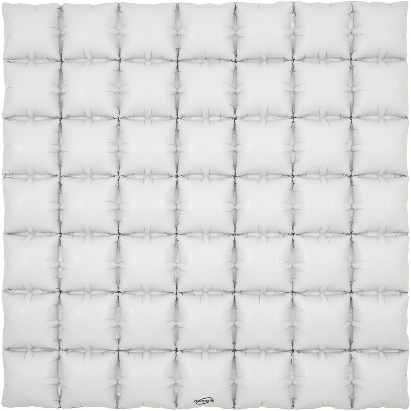36" OAKTREE WAFFLE FOIL MATTE WHITE (7 X 7)