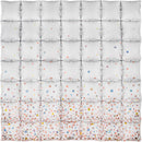 36" OAKTREE WAFFLE FOIL SPARKLING FIZZ HOLOGRAPHIC ROSE GOLD (7 X 7)