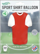 24" SHAPE SPORTS JERSEY RED/WHITE FOIL