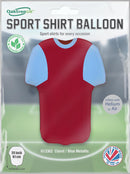 24" SHAPE SPORTS JERSEY BLUE/CLARET FOIL