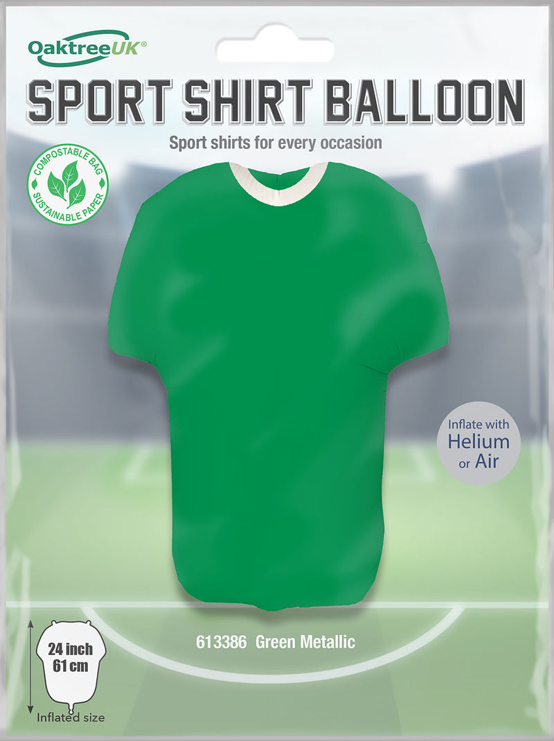 24" SHAPE SPORTS JERSEY GREEN FOIL
