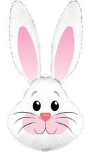 35" CUTE RABBIT METALLIC WHITE - UNPACKAGED