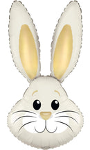35" CUTE RABBIT METALLIC IVORY GOLD - UNPACKAGED
