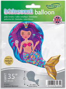 35" IRIDESCENT MERMAID FOIL
