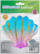 21" IRIDESCENT SEA SHELL FOIL