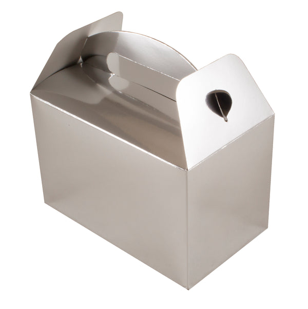 PARTY BOX METALLIC SILVER NO.66 (100MM X 154MM X 92MM) (6 PER PACK)