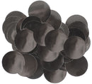 CONFETTI: METALLIC FOIL CONFETTI BLACK (25MM X 14G)