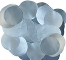 CONFETTI: METALLIC PEARL FOIL CONFETTI LIGHT BLUE (25MM X 14G)