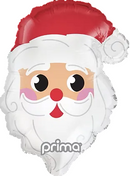 11" MINI AIR-FILL LIGHT SKIN SANTA HEAD SHAPE FOIL