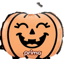 20" SMILING JACK-O'-LANTERN SHAPE FOIL