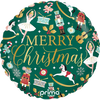 18" MERRY CHRISTMAS NUTCRACKER BALLET FOIL