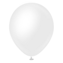 12" KALISAN OPAQUE SATIN SNOW WHITE LATEX (50 PER BAG)