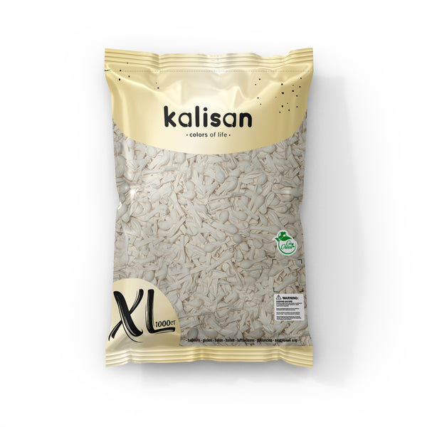 5" KALISAN OPAQUE SATIN SNOW WHITE LATEX (1,000 PER BAG)