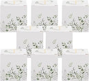 BOX: BOTANICAL CELEBRATION FAVOUR BOXES (8) 63.5mm x 63.5mm x 63.5mm (FOR COMMUNION OR CONFIRMATION)