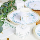 BOX: BOTANICAL CELEBRATION FAVOUR BOXES (8) 63.5mm x 63.5mm x 63.5mm (FOR COMMUNION OR CONFIRMATION)