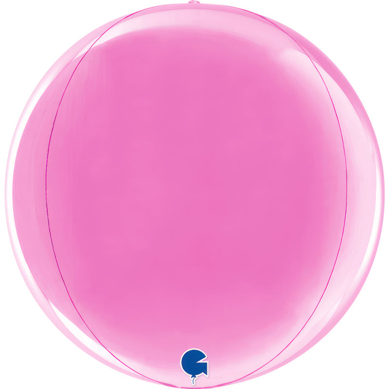 15" GLOBE FUSHCIA 4D FOIL