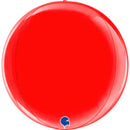 15" GLOBE RED 4D FOIL