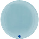 15" GLOBE PASTEL BLUE 4D FOIL