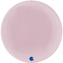 15" GLOBE PASTEL PINK 4D FOIL