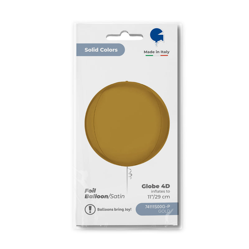 15" GLOBE GOLD 5 4D FOIL