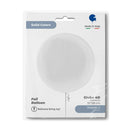 15" GLOBE WHITE 4D FOIL