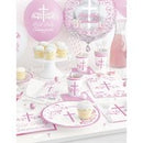 MONEY HOLDER: PINK HOLY CROSS TRIFOLD MONEY HOLDER CARD WITH ENVELOPE