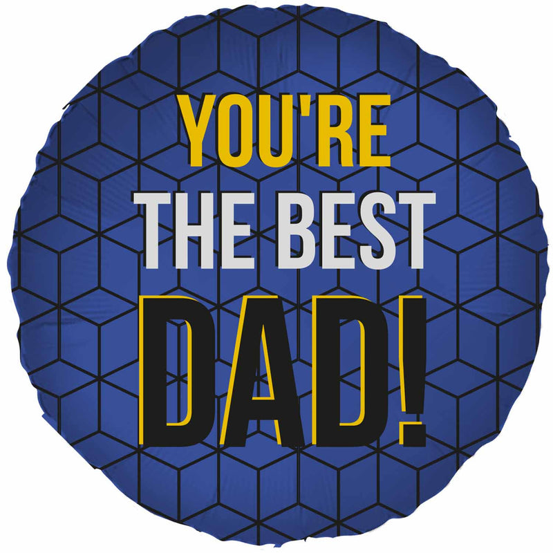 18" ROUND YOU'RE THE BEST DAD FOIL